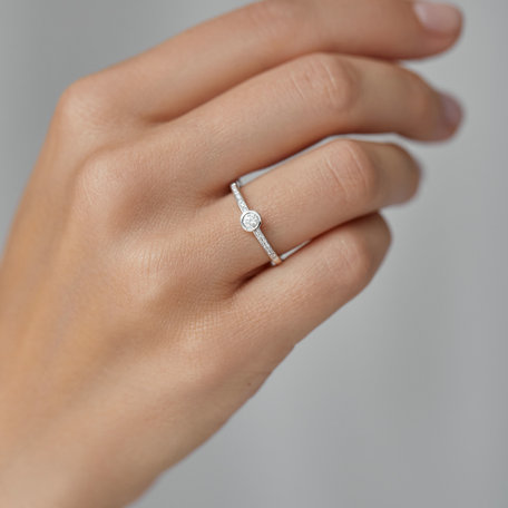 Diamond ring Love Forever