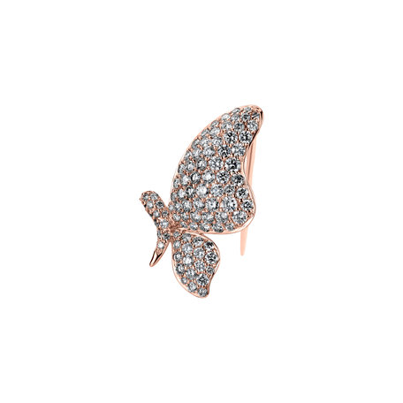Diamond brooch Pompous Wings