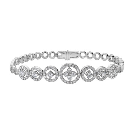Bracelet with diamonds Georgeous