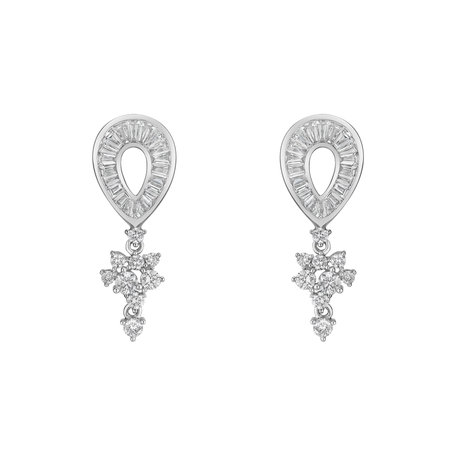 Diamond earrings Posh Kiss