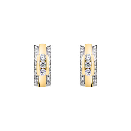 Diamond earrings Amazing Mosaic