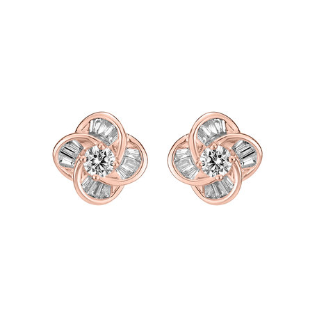 Diamond earrings Shiny Wildflowers