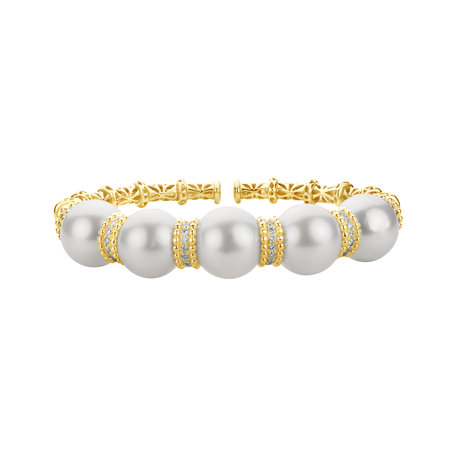 Diamond bracelet with Pearl Royalty  Pearl