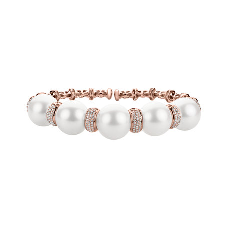 Diamond bracelet with Pearl Royal Pearl
