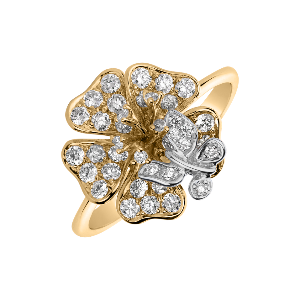 Diamond ring Brilliant Flower