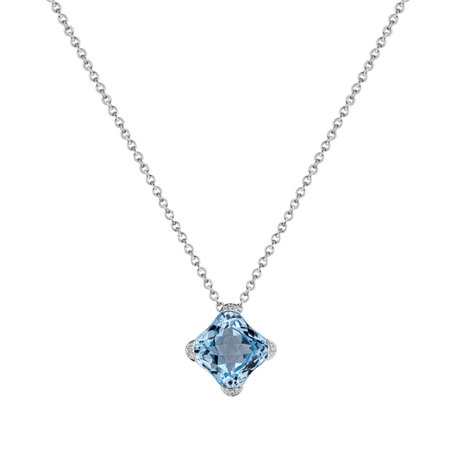 Diamond necklace with Topaz Sorts
