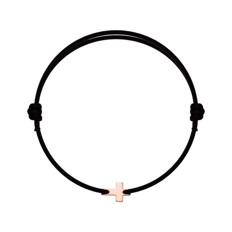 Bracelet with cord Faith Cross