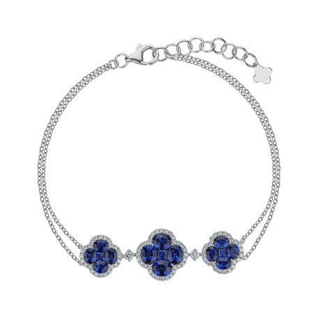 Diamond bracelet with Sapphire Sapphire Destiny