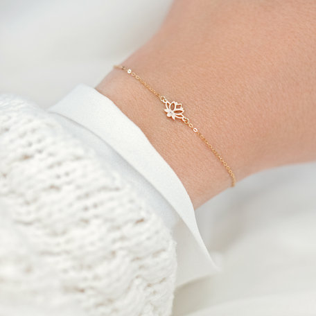 Diamond bracelet Little Lotus