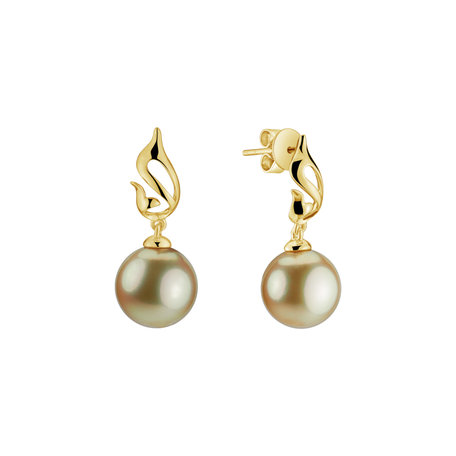 Earrings with Pearl Nileline