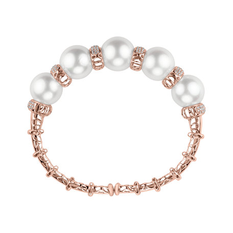 Diamond bracelet with Pearl Royal Pearl