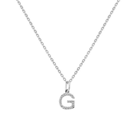 Diamond pendant Line Glitter  G