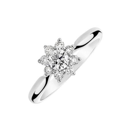 Diamond ring Starlet Blossom