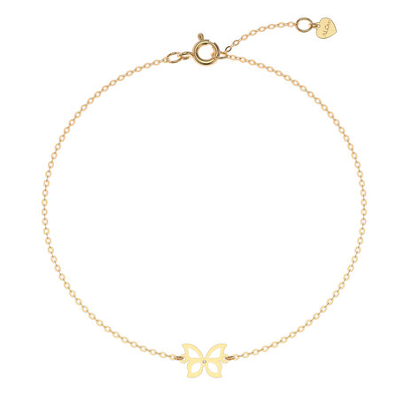 Diamond bracelet Gold Butterfly