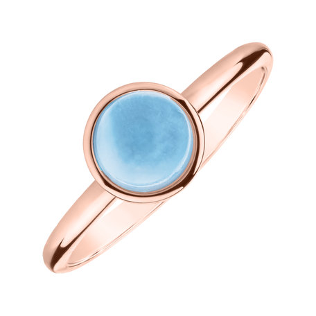 Ring with Topaz Sky Bonbon