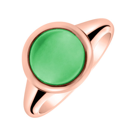 Ring with Chrysoprase Bonbon