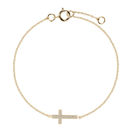 Diamond bracelet Cross