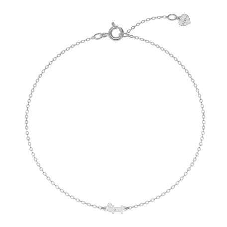 Diamond bracelet Classic Little F