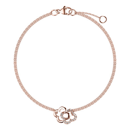 Diamond bracelet Glamour Flowers