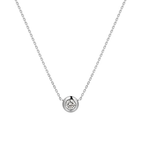 Diamond necklace Sparkling Drop