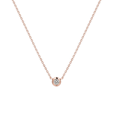 Diamond necklace Sparkling Drop