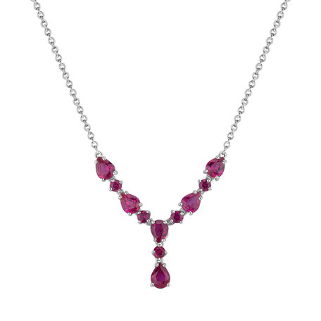 Necklace with Ruby Deflagration