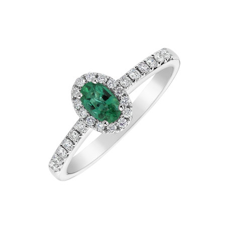 Diamond ring with Emerald Princess Desperation