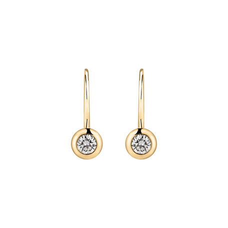 Diamond earrings Sparkling Drops