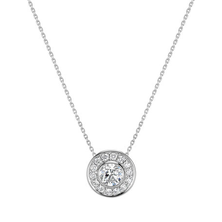 Diamond pendant Frozen Rain