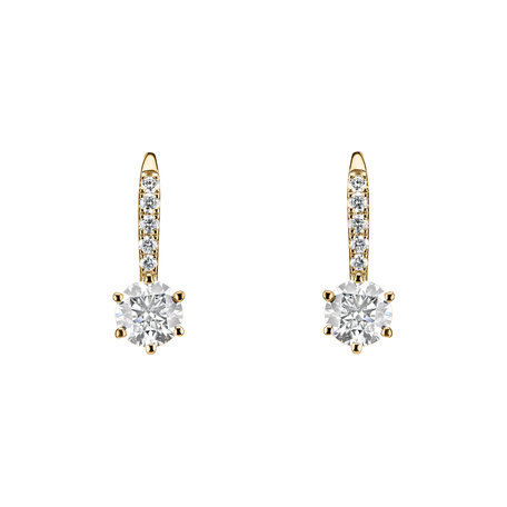 Diamond earrings Sparkless