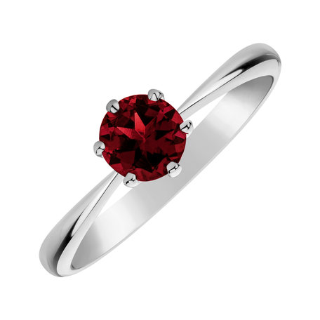 Ring with Ruby Bonbon