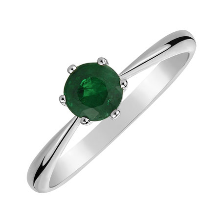 Ring with Emerald Bonbon