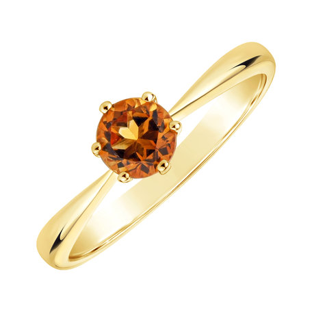 Ring with Citrine Madeira Bonbon