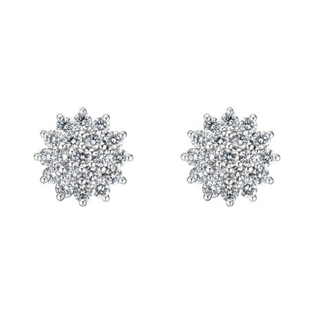 Diamond earrings Delicate Star