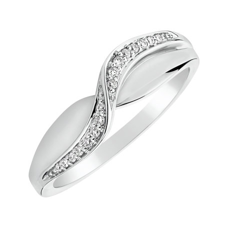 Diamond ring Eternity Sea