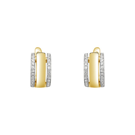 Diamond earrings Amazing Symetry