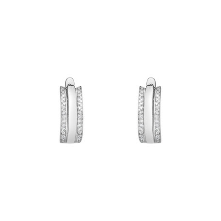 Diamond earrings Eternity Sparkle