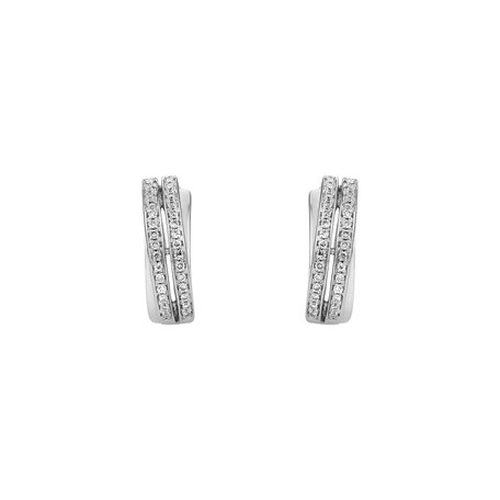 Diamond earrings Precious Sunray