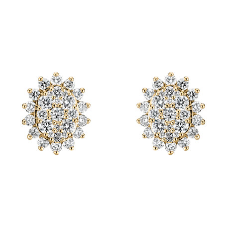 Diamond earrings Midnight Star