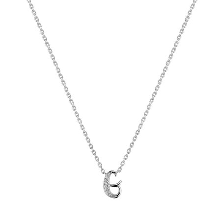 Diamond necklace Curly Diamonds G