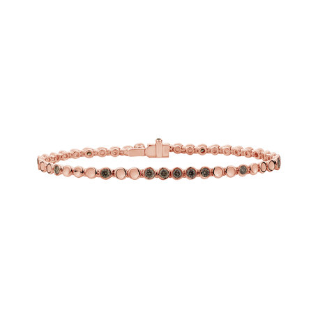 Bracelet with brown diamonds Essential Brilliance