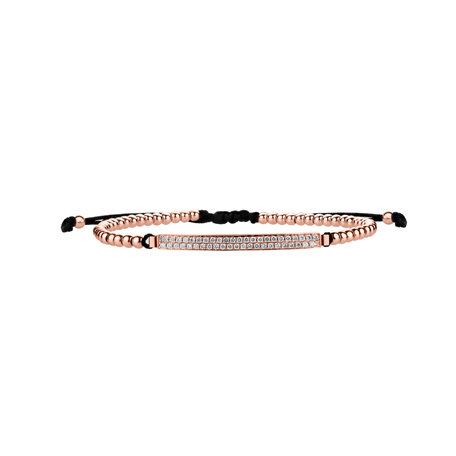 Bracelet with diamonds Shamballa