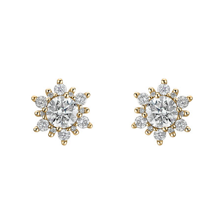 Diamond earrings Snow Star