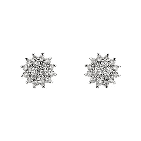 Diamond earrings Midnight Sun