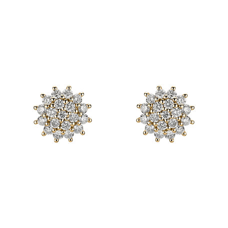 Diamond earrings Midnight Sun