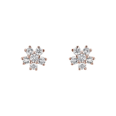 Diamond earrings Sparkless