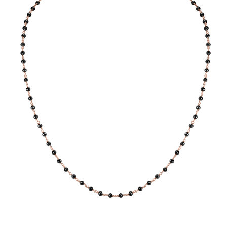 Necklace with black diamonds Dark Melody