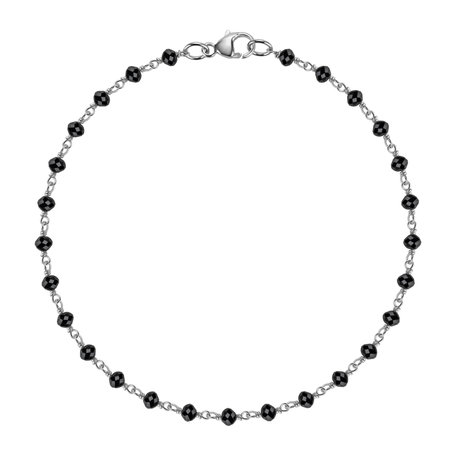 Bracelet with black diamonds Dark Melody