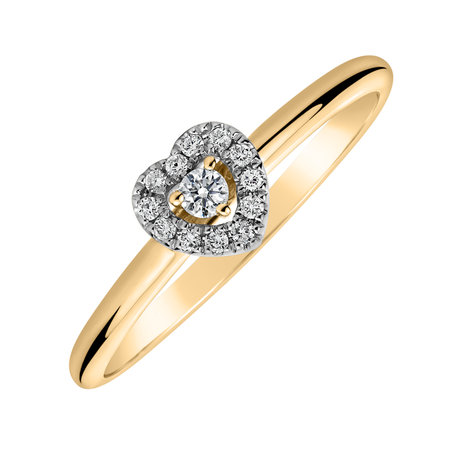 Diamond ring Tender Heart