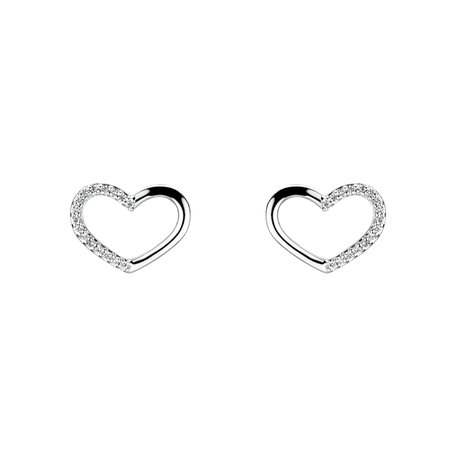 Diamond earrings Shiny Hearts